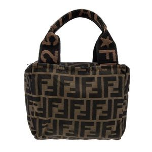 Authentic Fendi Brown Zucca Mini Bag